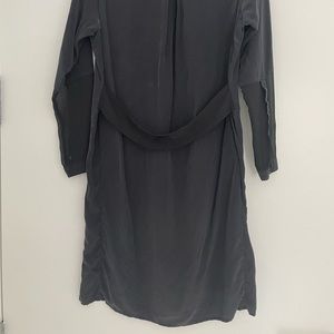 All saints monk neck 100% silk blouse dress